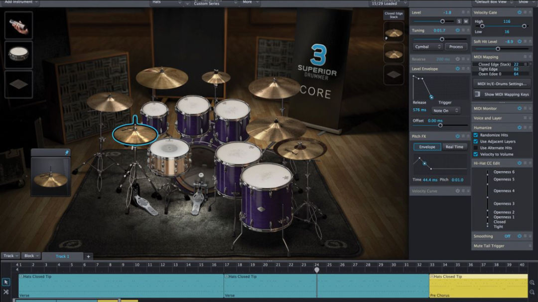 Toontrack Superior Drummer for Mac 3.3.7 鼓组虚拟乐器插件