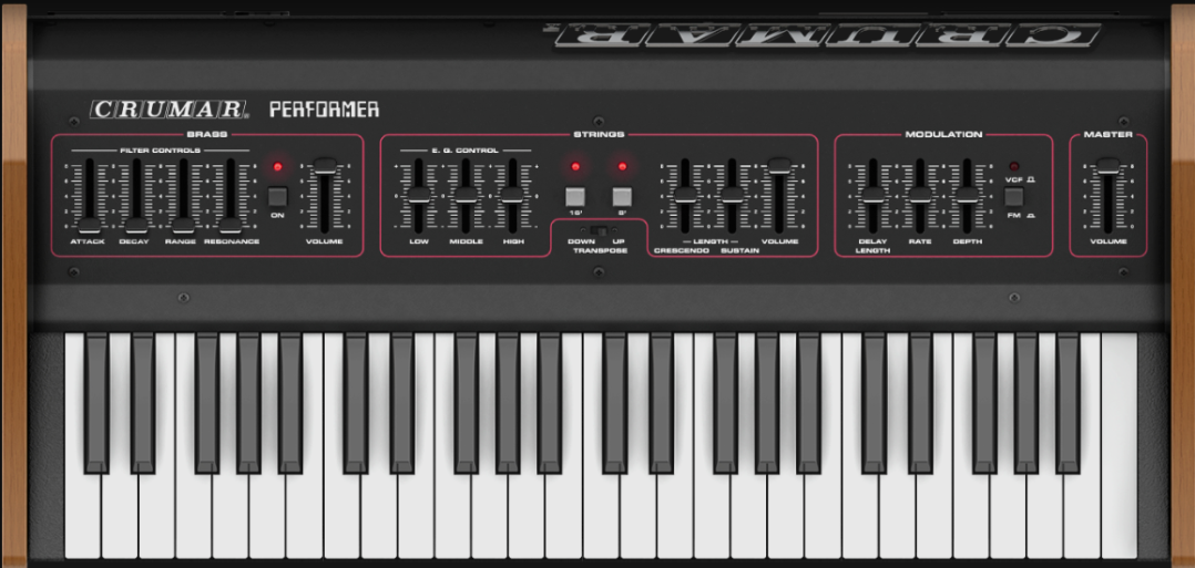 Crumar Performer for Mac 1.0.0 经典合成器插件