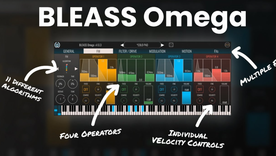 BLEASS Omega for Mac 1.1.5 合成器插件