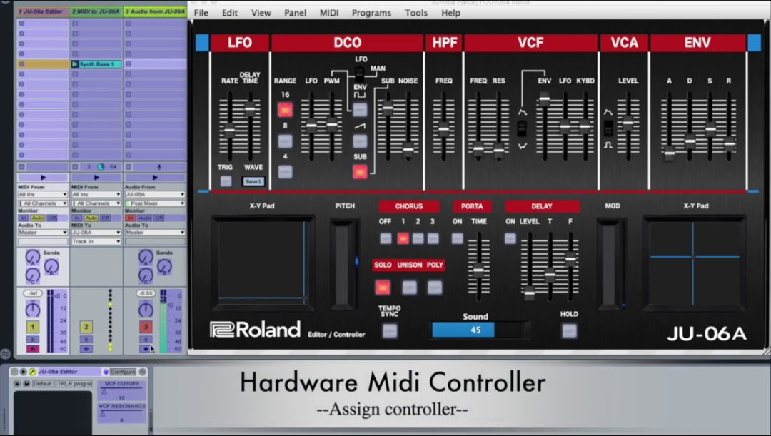 JU-106 Editor for Mac 2.5.2 音乐制作软件