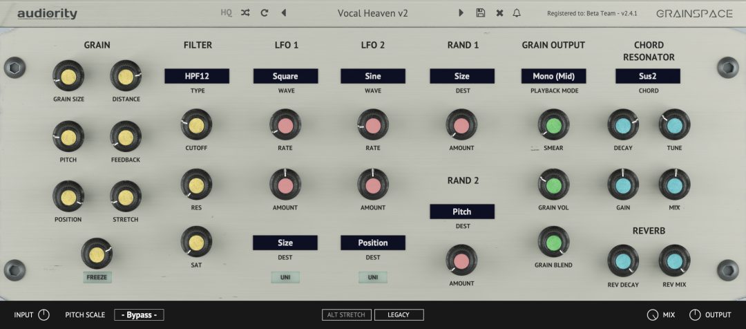 Audiority GrainSpace for Mac 2.4.2 混响和空间处理插件