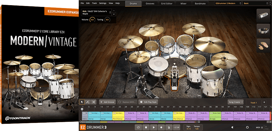 Toontrack EZdrummer for Mac 3.0.6 虚拟鼓软件