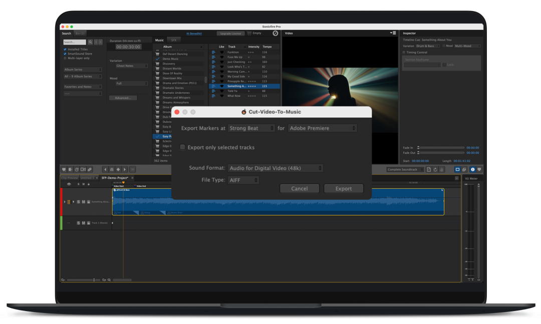 SmartSound SonicFire Pro for Mac 6.6.9 音频编辑和音乐制作软件