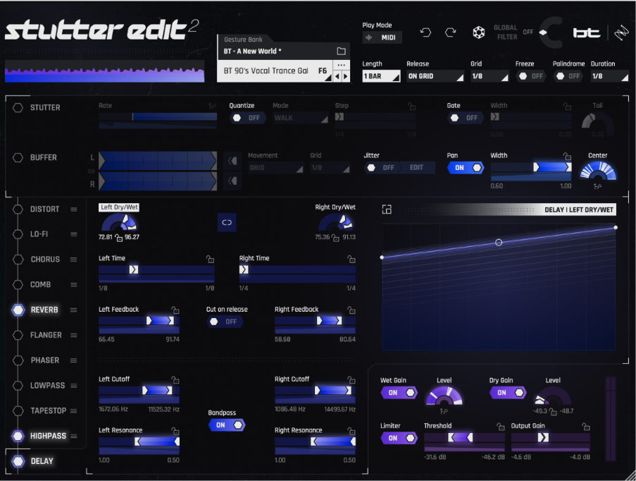 iZotope Stutter Edit 2 for Mac 2.1.0 音频切片/循环和效果处理插件