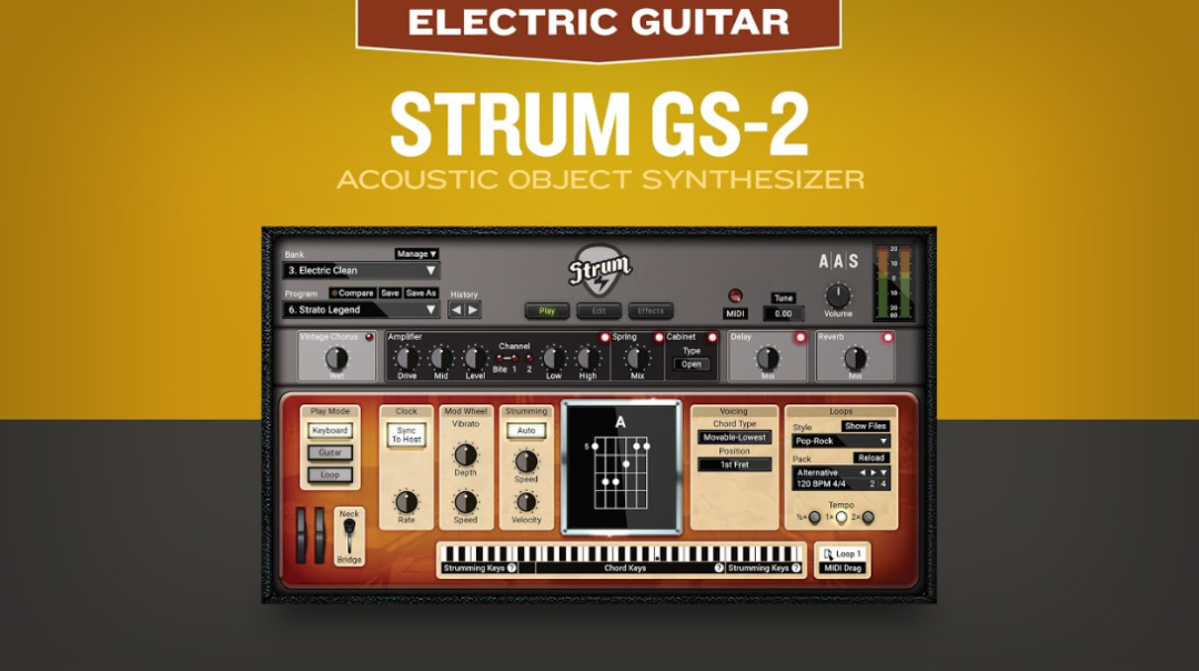 Applied Acoustics Systems Strum GS for Mac 2.4.4 吉他模拟插件