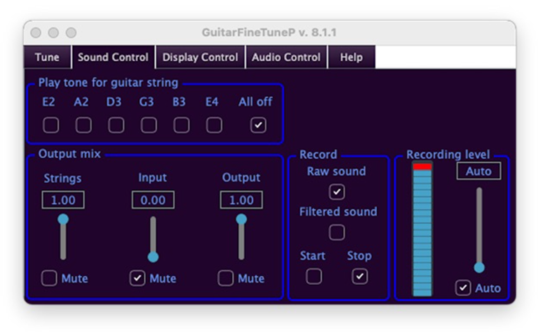 GuitarFineTune for Mac 9.7.1 吉他调音工具