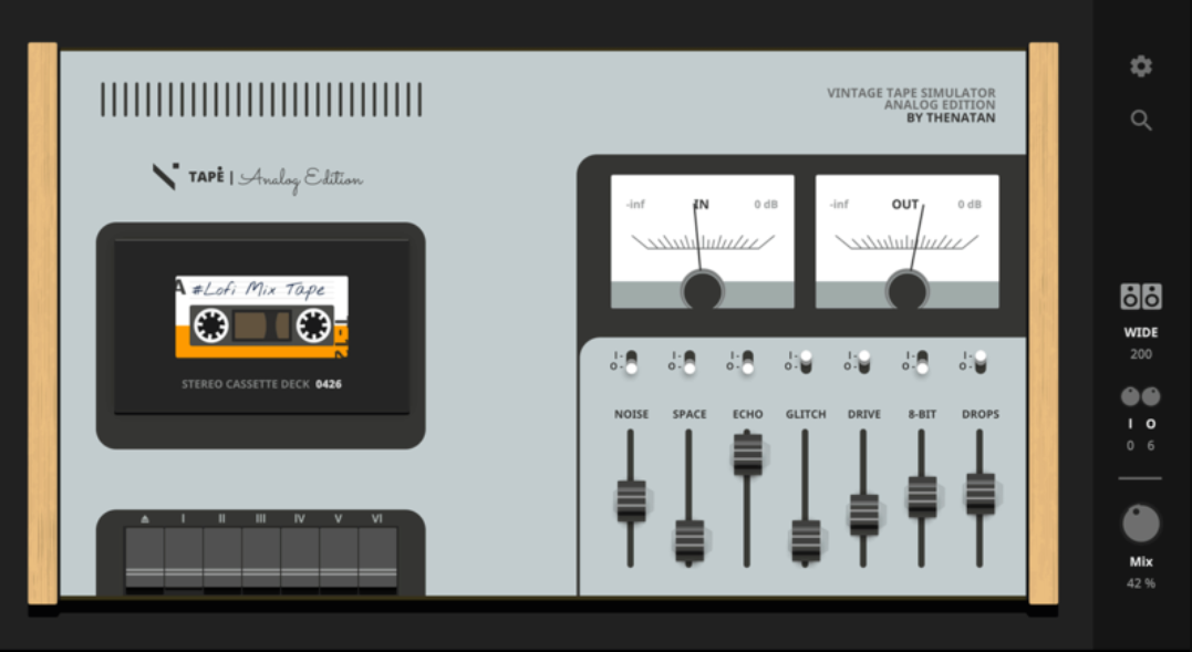 Thenatan Tape for Mac 1.0.0 盒式磁带插件