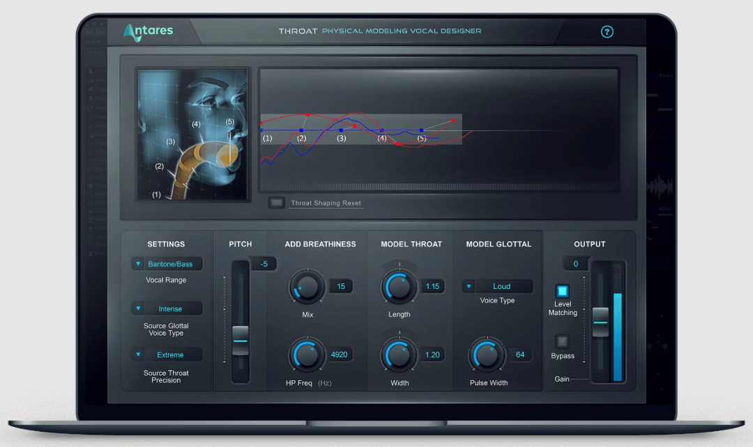 Antares AVOX Throat for Mac 4.4.0 人声处理插件