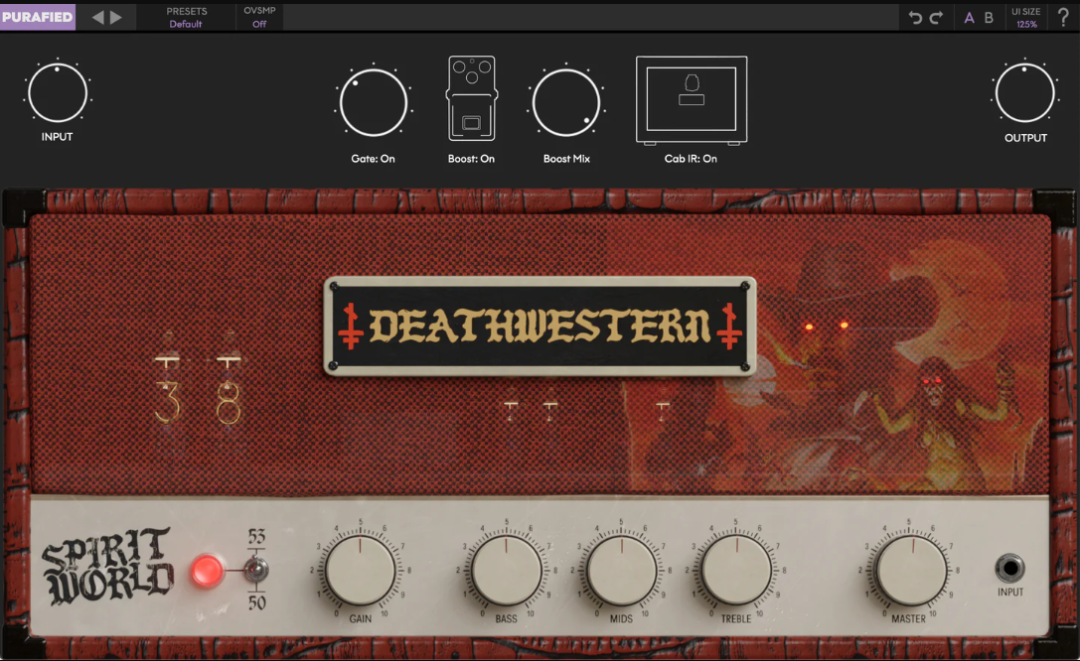 Purafied DEATHWESTERN Amp for Mac 1.0.0 虚拟吉他放大器插件