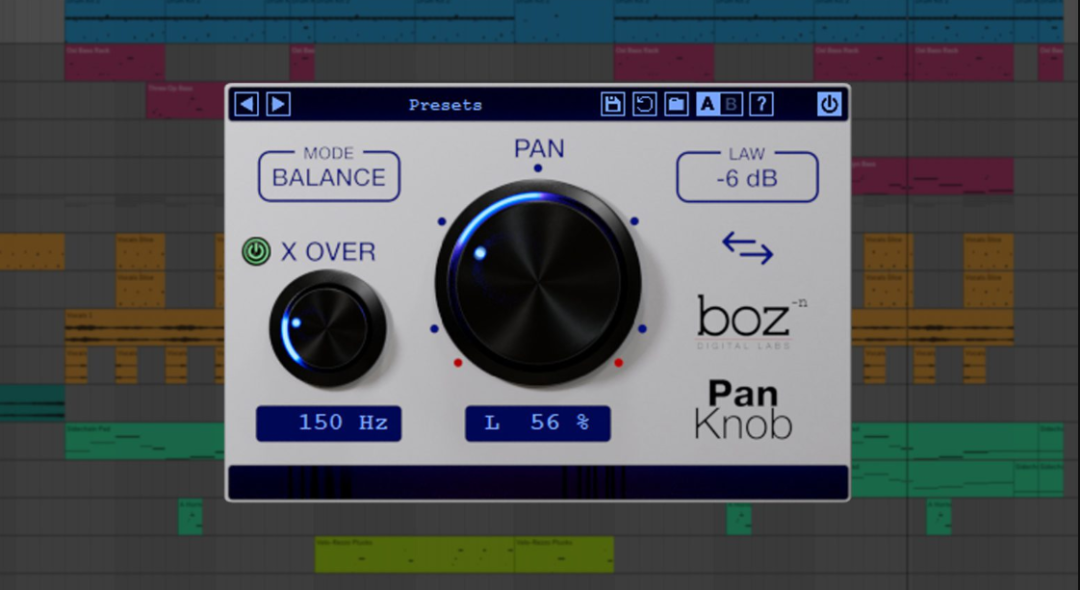 Boz Digital Labs Pan Knob for Mac 2.0.0 音频声像控制插件